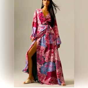 Hutch Long-Sleeve Wrap Dress